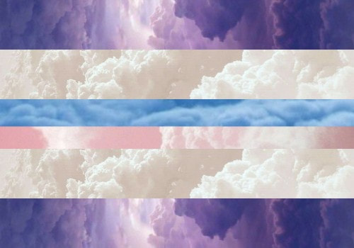 original intersex flag made from images of clouds
