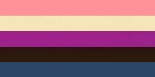 vintage version of the genderfluid flag
