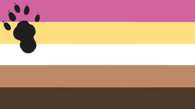 ottertwink flag with just the otter symbol 